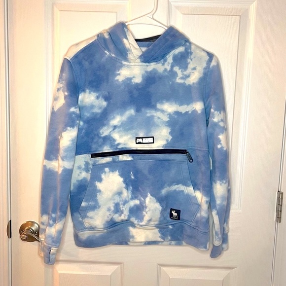 Abercrombie Kids Cloud TieDye Sweatshirt with Controller Pocket 13/14 - Picture 2 of 8
